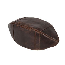 Alternate image Leather Rugby Ball Wash Bag