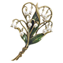 Alternate image Lily of the Valley Brooch