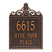 Alternate image for Personalized Pineapple Address Plaque