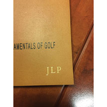 Alternate Image 1 for Leather-Bound Ben Hogan's Five Lessons of Golf Book - Personalized
