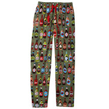 Alternate image for Beer Bottles and Fishing Lures Pajama Pants