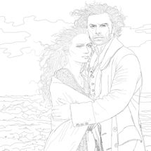Alternate image The Official Poldark Coloring Book