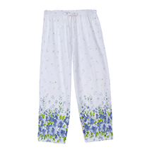 Alternate image for Roses Pajamas - Sleeveless Shirt & Capri Pants Set