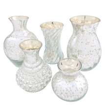 Alternate image Mercury Glass Vase Set