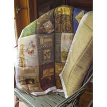 Alternate Image 1 for Cover to Cover Book Throw Blanket - Quilted Book Covers Pattern