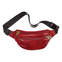 Alternate Image 1 for Leather Fanny Pack