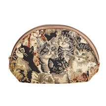 Alternate image Cats Tapestry Cosmetics Pouch