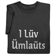 Alternate image I L&uuml;v &Uuml;mla&uuml;ts Shirts