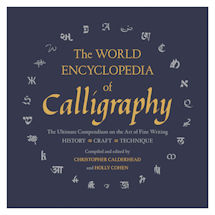 Alternate Image 1 for World Encyclopedia of Calligraphy Hardcover Book