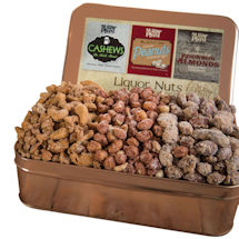 Alternate image Beer & Bourbon Gift Nuts in Tin Box