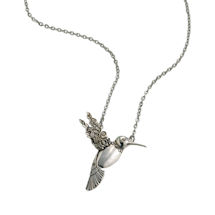 Alternate image Silver Spoon Hummingbird Pendant