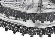 Alternate image Art Deco Embroidered Tulle Skirt