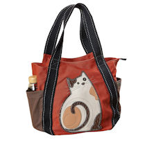 Alternate Image 1 for Canvas Cat Tote