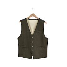 Alternate Image 1 for Men's Irish Wool Tweed Vest