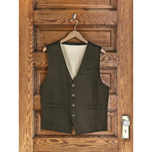 Alternate Image 3 for Men's Irish Wool Tweed Vest
