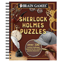Sherlock Holmes Puzzles Brain Games Paperback Book