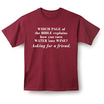 Alternate Image 1 for Water into Wine Shirts