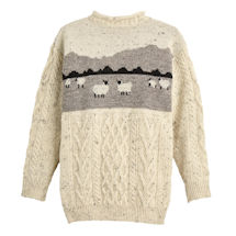 Alternate Image 1 for Aran Sheep Sweater