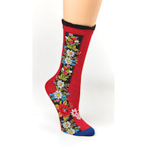 Alternate image for Folklore Floral Socks