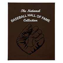 Alternate Image 1 for Leather-Bound National Baseball Hall of Fame Collection Hardcover Book