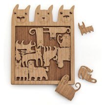 Alternate Image 1 for Happy Dogs Puzzle Trivet