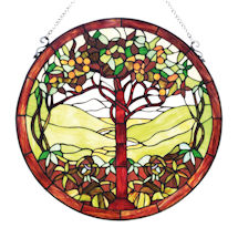 Alternate image for Tree of Life Stained Glass Panel