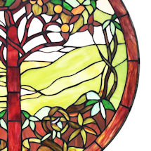 Alternate Image 3 for Tree of Life Stained Glass Panel