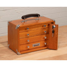 Oak 4-Drawer Cabinet