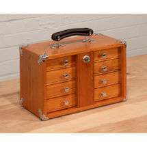 Alternate Image 3 for Oak 4-Drawer Cabinet