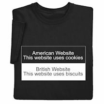Alternate image for This Website Uses Biscuits T-Shirt or Sweatshirt