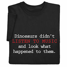 Alternate Image 1 for Personalized Dinosaurs Didn't Shirts