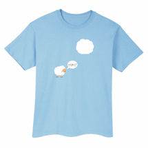 Alternate Image 2 for Sheep and Cloud T-Shirt or Sweatshirt