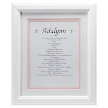 Alternate Image 3 for Personalized First Name Meaning Framed Print