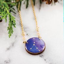 Alternate image for Zodiac Constellation Necklace