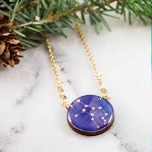 Alternate Image 12 for Zodiac Constellation Necklace