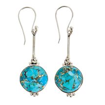 Product Image for Copper Turquoise Earrings