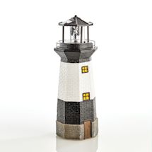 Product Image for Solar Lighthouse Garden Sculpture
