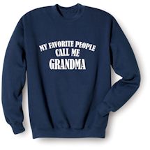 Alternate Image 5 for Personalized My Favorite People T-Shirt or Sweatshirt