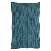Alternate Image 1 for Aran Cable-Knit Throw