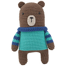 Alternate Image 2 for Boris the Bear and Lucy the Lamb Crochet Amigurumi Kits