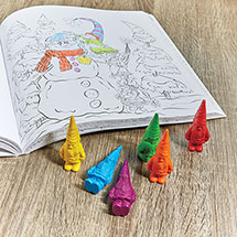 Alternate Image 1 for Gnomes in the Neighborhood Coloring Book