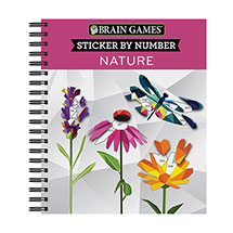 Jumbo Sticker by Number Book - Nature