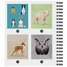 Alternate Image 4 for Jumbo Sticker by Number Book - Animals