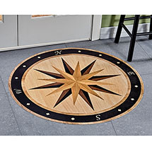 Alternate image Compass Rose Floor Mat