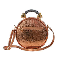 Alternate Image 1 for Copper Clock Handbag