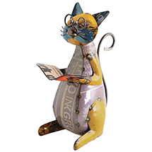 Alternate image for Recycled Reading Cat