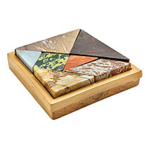 Product Image for Semiprecious Geometric Puzzle
