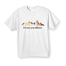 Alternate Image 2 for It's Nice to Be Different T-Shirt or Sweatshirt
