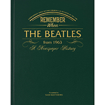 Product Image for Personalized Beatles Newspaper Book