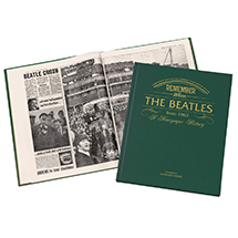 Alternate image for Personalized Beatles Newspaper Book